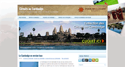 Desktop Screenshot of circuits-au-cambodge.com